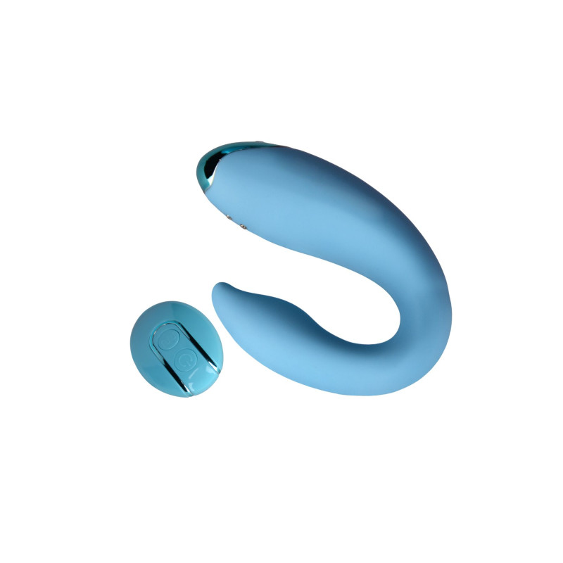 Вибратор для пар FairyGasm PleasureBerry blue, зарядный кейс, пульт ДУ Вибратор для пар FairyGasm PleasureBerry blue, зарядный кейс, пульт ДУ