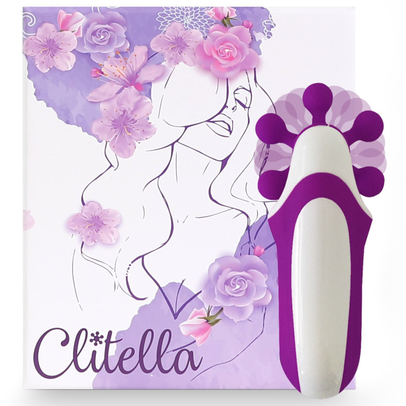 Стимулятор с имитацией оральных ласк FeelzToys Clitella Oral Clitoral Stimulator Фиолетовый Стимулятор с имитацией оральных ласк FeelzToys Clitella Oral Clitoral Stimulator Фиолетовый
