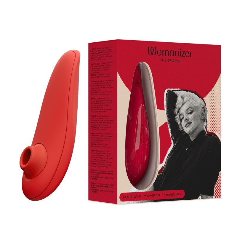 Вакуумный стимулятор клитора Womanizer Marilyn Monroe Vivid Red Вакуумный стимулятор клитора Womanizer Marilyn Monroe Vivid Red
