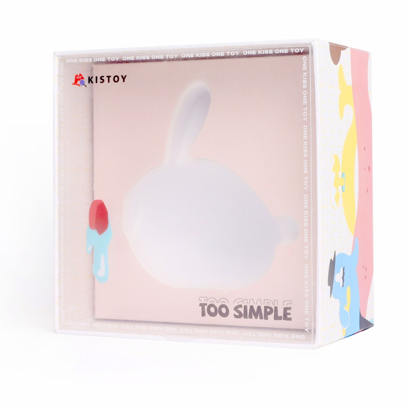 Вакуумный клиторальный стимулятор с вибрацией KISTOY Too Simple White Вакуумный клиторальный стимулятор с вибрацией KISTOY Too Simple White