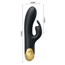 Вибратор Pretty Love Royal Pleasure Double Pleasure Black