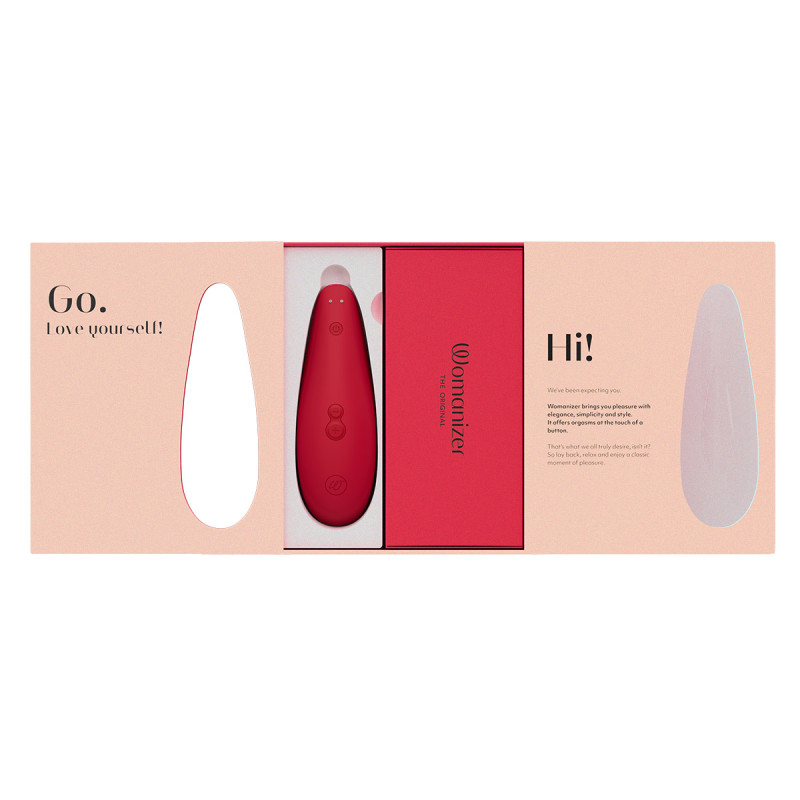 Вакуумный стимулятор клитора Womanizer Marilyn Monroe Vivid Red Вакуумный стимулятор клитора Womanizer Marilyn Monroe Vivid Red