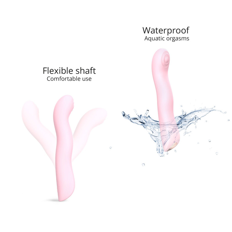 Вібратор Love To Love SWAP - BABY PINK, з пульсівною перлиною для точки G, 3 мотори, гнеться Вібратор Love To Love SWAP - BABY PINK, з пульсівною перлиною для точки G, 3 мотори, гнеться