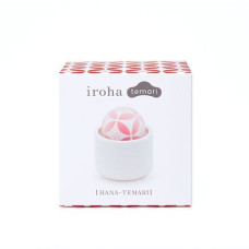 Мощный вибратор-шарик IROHA TEMARI Hana не передает вибрацию на футляр