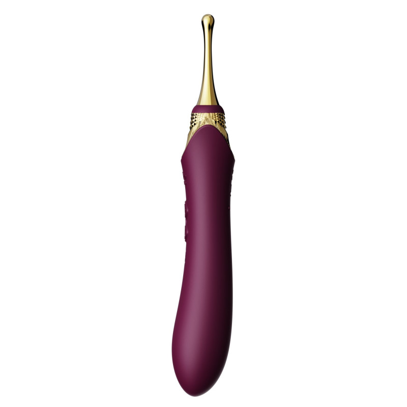 Мультифункциональный вибратор Zalo — Bess 2 Velvet Purple, 4 насадки, подогрев Мультифункциональный вибратор Zalo — Bess 2 Velvet Purple, 4 насадки, подогрев
