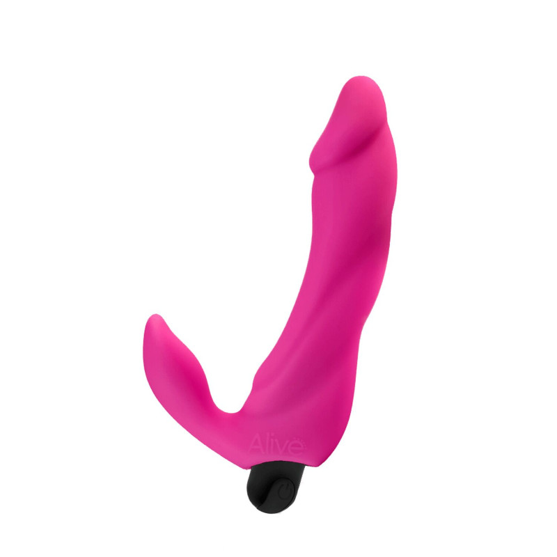 Вибратор вагинально-клиторальный Alive Bifun Pro, Pink, перезаряжаемый Вибратор вагинально-клиторальный Alive Bifun Pro, Pink, перезаряжаемый
