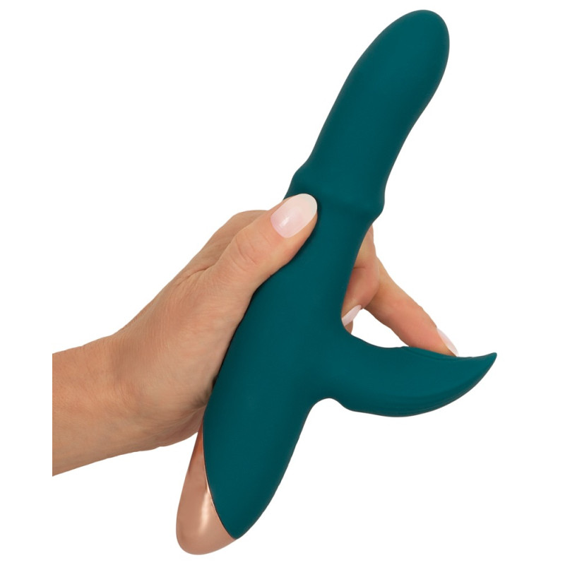 Вібратор You2Toys Thumping Rabbit Vibrator With Moving Ring