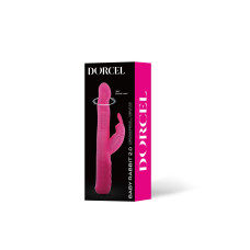 Вибратор-кролик Dorcel Baby Rabbit Magenta 2.0 с жемчужным массажем и вращающейся головкой.