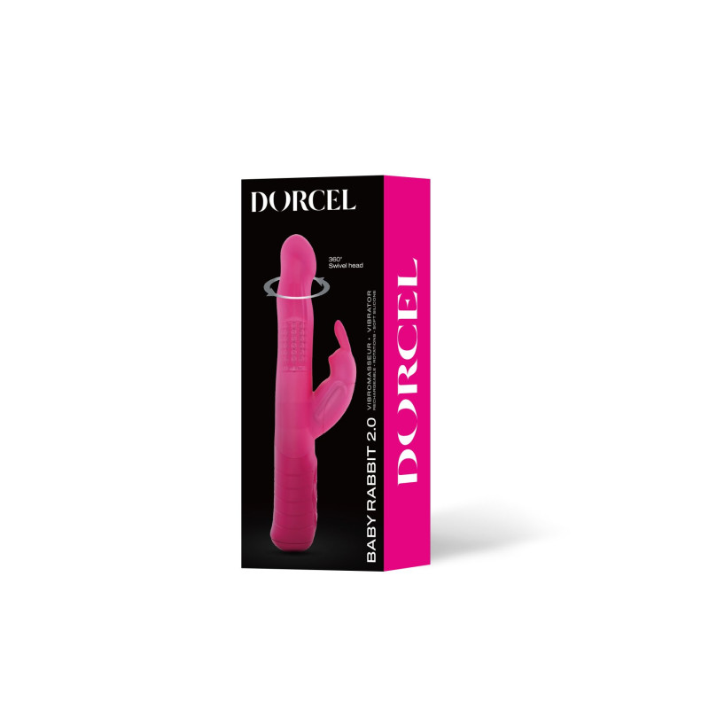 Вибратор-кролик Dorcel Baby Rabbit Magenta 2.0 с жемчужным массажем и вращающейся головкой. Вибратор-кролик Dorcel Baby Rabbit Magenta 2.0 с жемчужным массажем и вращающейся головкой.