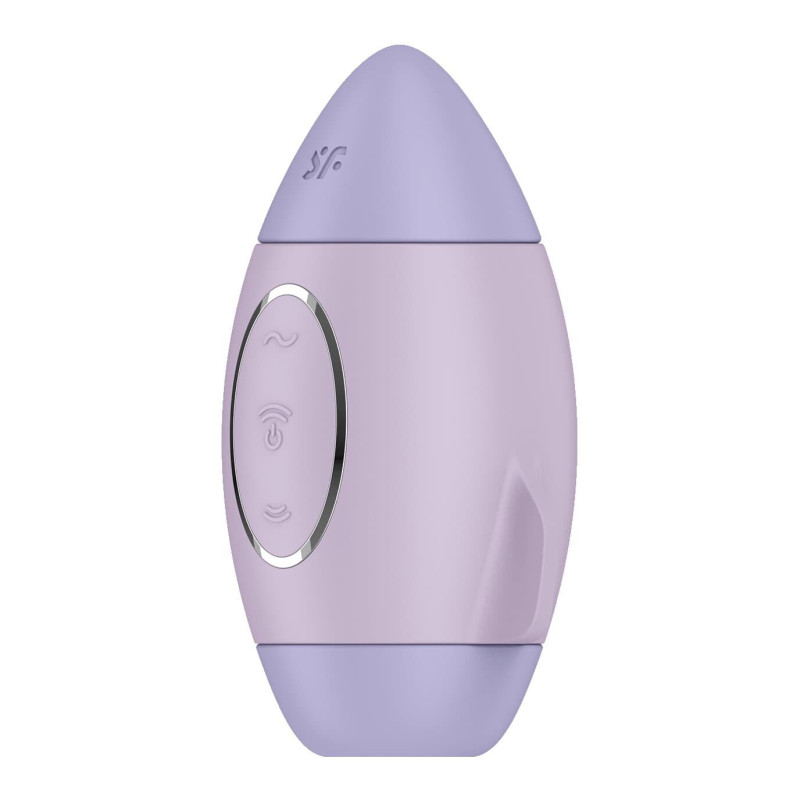 Вакуумный стимулятор с вибрацией Satisfyer Mission Control Violet, 2 независимых мотора Вакуумный стимулятор с вибрацией Satisfyer Mission Control Violet, 2 независимых мотора