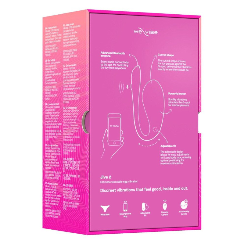 Смарт-виброейте We-Vibe Jive 2 Electric Pink Смарт-виброейте We-Vibe Jive 2 Electric Pink