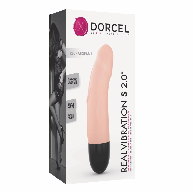 Вибратор Dorcel Real Vibration S 2.0 Телесный Вибратор Dorcel Real Vibration S 2.0 Телесный