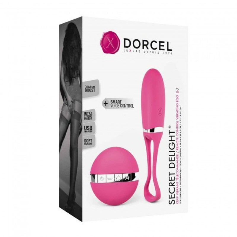 Виброяйцо Marc Dorcel Secret Delight Magenta с пультом ДУ Виброяйцо Marc Dorcel Secret Delight Magenta с пультом ДУ