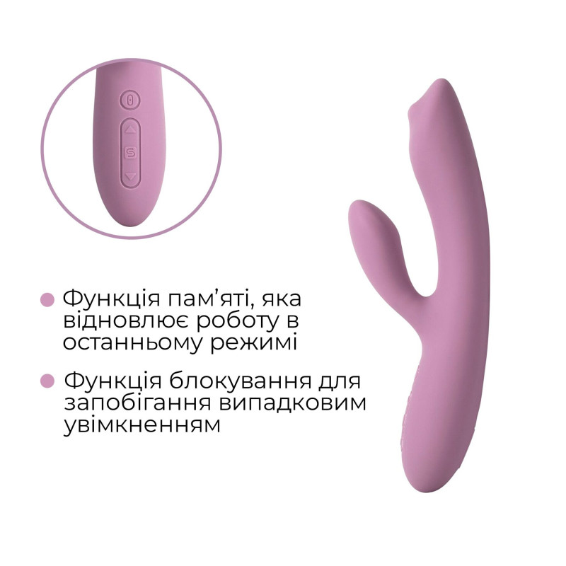 Смарт вібратор-кролик з перлинною стимуляцією точки G Svakom Trysta Neo Смарт вібратор-кролик з перлинною стимуляцією точки G Svakom Trysta Neo