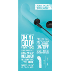 Стимулятор G-точки You2Toys Power Vibe Collection Curvy Блакитний