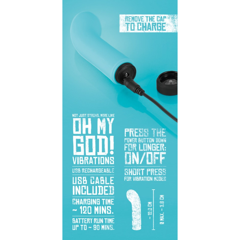 Стимулятор G-точки You2Toys Power Vibe Collection Curvy Блакитний