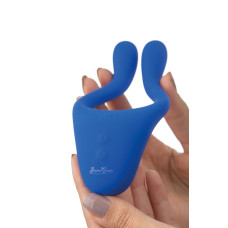 Hi-tech вибратор StRubber BeauMents Doppio Голубой
