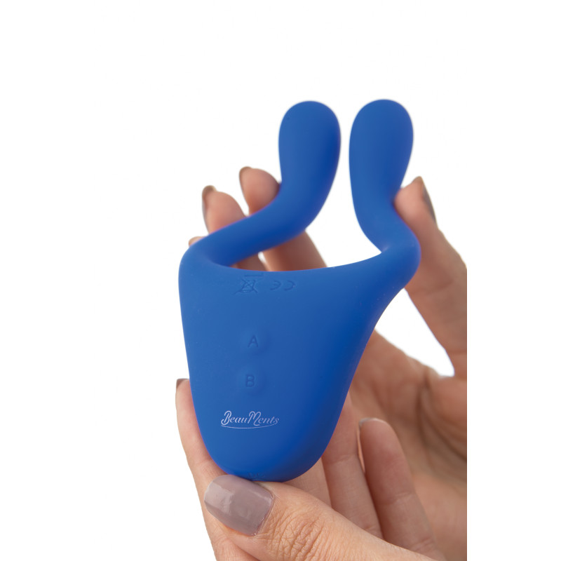 Hi-tech вибратор StRubber BeauMents Doppio Голубой Hi-tech вибратор StRubber BeauMents Doppio Голубой