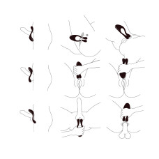 Hi-tech вибратор StRubber BeauMents Doppio Голубой