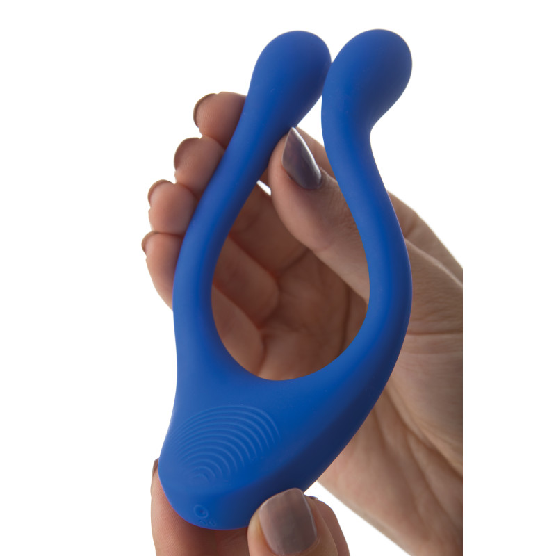 Hi-tech вибратор StRubber BeauMents Doppio Голубой Hi-tech вибратор StRubber BeauMents Doppio Голубой