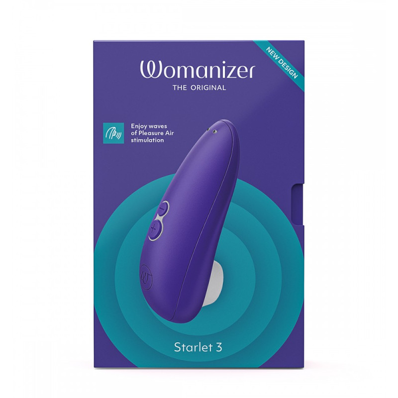 Вакуумний стимулятор клітора Womanizer Starlet 3 Indigo Вакуумний стимулятор клітора Womanizer Starlet 3 Indigo