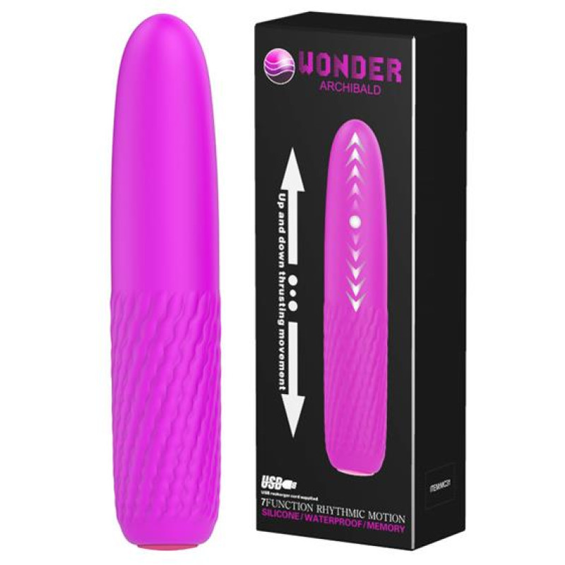 Вибратор LyBaile Wonder Archibald Vibrator Purple Вибратор LyBaile Wonder Archibald Vibrator Purple