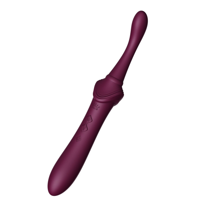 Мультифункциональный вибратор Zalo — Bess 2 Velvet Purple, 4 насадки, подогрев Мультифункциональный вибратор Zalo — Bess 2 Velvet Purple, 4 насадки, подогрев