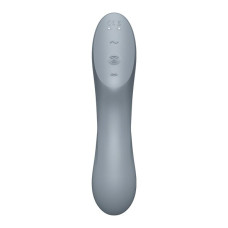Вакуумний стимулятор з вібрацією Satisfyer Curvy Trinity 3 BlueGrey