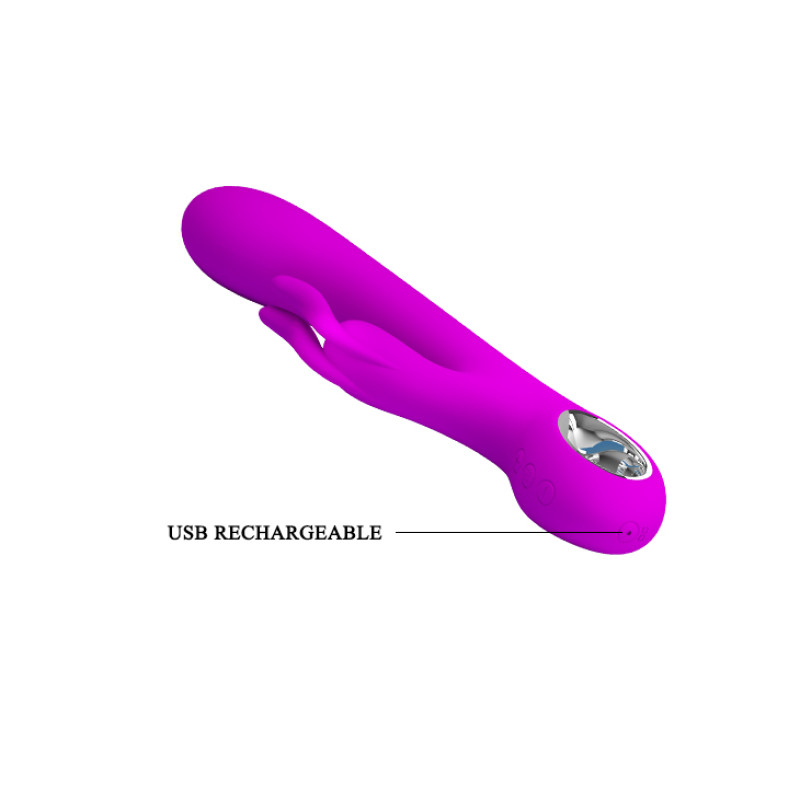 Hi-tech вібратор Pretty Love Hot Rabbit Vibrator Рожевий
