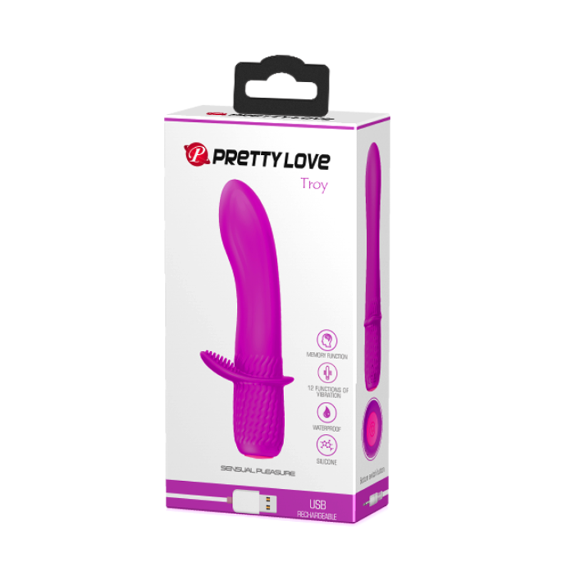 Hi-tech вибратор LyBaile Pretty Love Troy Vibrator Розовый Hi-tech вибратор LyBaile Pretty Love Troy Vibrator Розовый