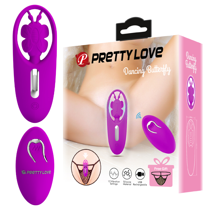 Клиторальный стимулятор Pretty Love Dancing Butterfly Stimulator Purple Клиторальный стимулятор Pretty Love Dancing Butterfly Stimulator Purple