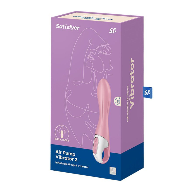 Вібратор точки G надувний Satisfyer Air Pump Vibrator 2 Вібратор точки G надувний Satisfyer Air Pump Vibrator 2