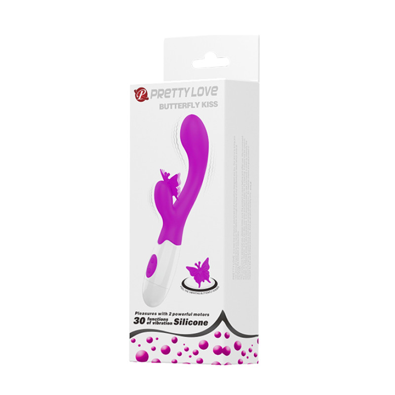 Вибратор Pretty Love Butterfly Kiss Vibrator Purple Вибратор Pretty Love Butterfly Kiss Vibrator Purple