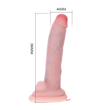 Реалистичный вибратор LyBaile Super Sarver Телесный 28 см