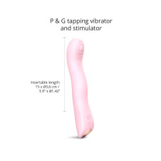 Вибратор Love To Love SWAP - BABY PINK, с пульсивной жемчужиной для точки G, 3 мотора, гнется