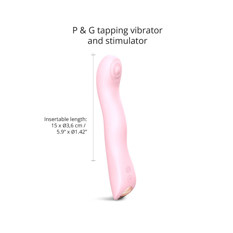 Вібратор Love To Love SWAP - BABY PINK, з пульсівною перлиною для точки G, 3 мотори, гнеться Вібратор Love To Love SWAP - BABY PINK, з пульсівною перлиною для точки G, 3 мотори, гнеться