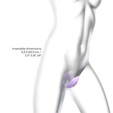 Виброяйте с вакуумной клиторальной стимуляцией Love To Love Wonderlover VIVA MAUVE