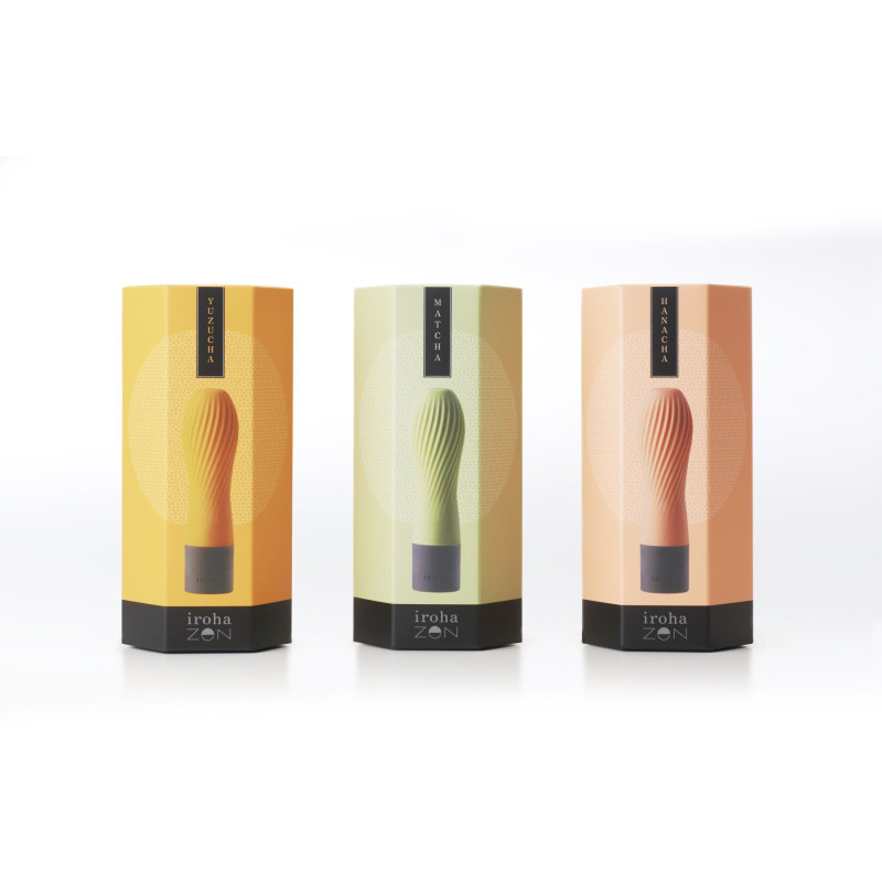 Вибратор IROHA ZEN Matcha с нежной ребристой поверхностью Вибратор IROHA ZEN Matcha с нежной ребристой поверхностью