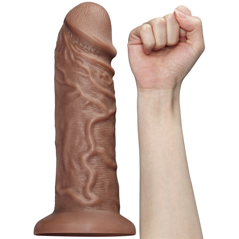 Реалистичный вибратор LoveToy Realistic Chubby Vibrating Dildo 10.5 Коричневый Реалистичный вибратор LoveToy Realistic Chubby Vibrating Dildo 10.5 Коричневый