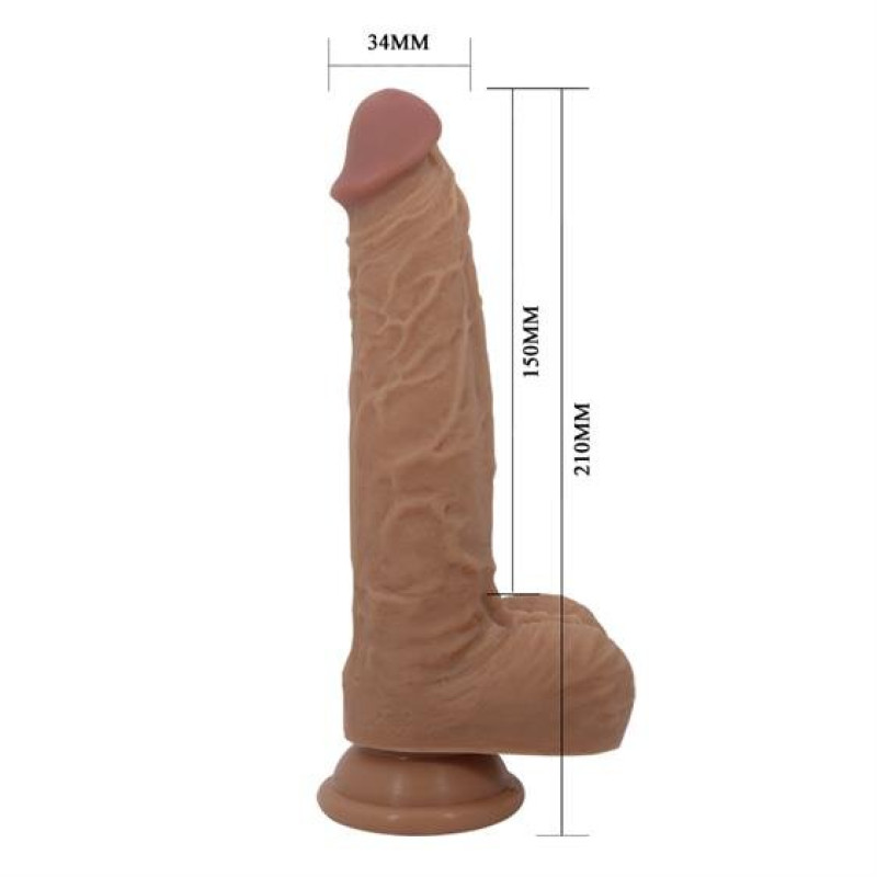 Реалистичный вибратор Pretty Love Jonathan Vibrator Flesh Реалистичный вибратор Pretty Love Jonathan Vibrator Flesh