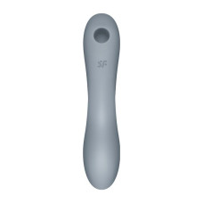 Вакуумний стимулятор з вібрацією Satisfyer Curvy Trinity 3 BlueGrey