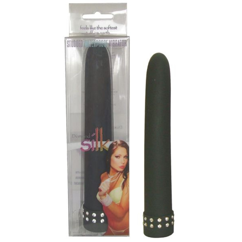 Вібратор Seven Creations Diamond Silk Чорний Вібратор Seven Creations Diamond Silk Чорний