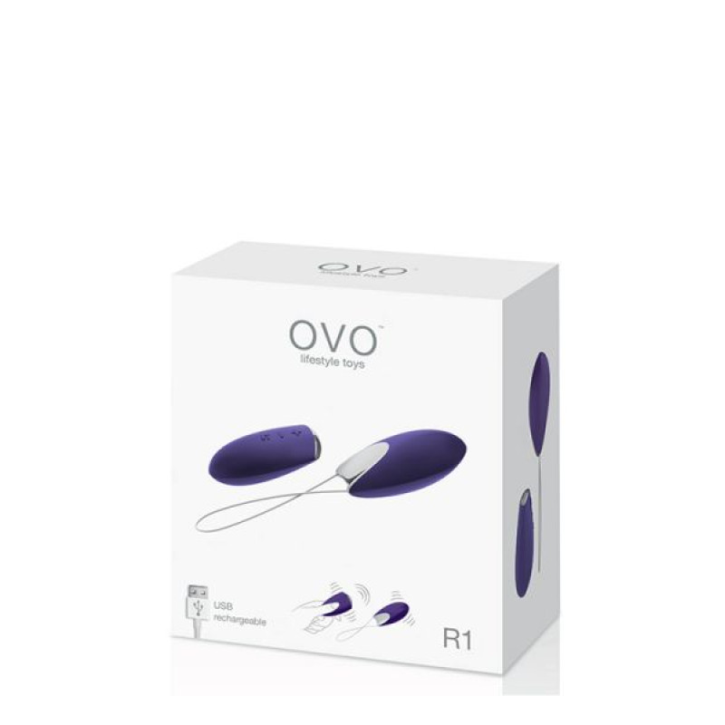 Віброяйце OVO R1 Remote Фіолетовий