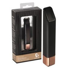 Вибратор Rocks Off Bamboo Черный с Золотом