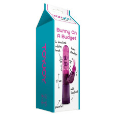 Вибратор компьютерный Toy Joy Bunny on a Budget 15Х3,5 см Фиолетовый