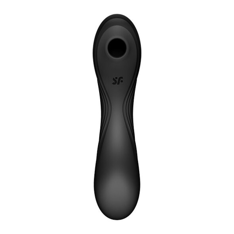 Вакуумный стимулятор с вибрацией Satisfyer Curvy Trinity 4 Black Вакуумный стимулятор с вибрацией Satisfyer Curvy Trinity 4 Black