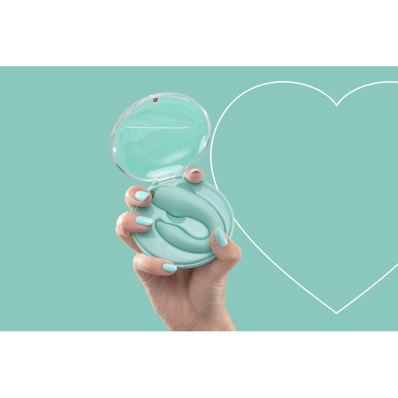 Вибратор для пар FairyGasm PleasureBerry green, зарядный кейс, пульт ДУ Вибратор для пар FairyGasm PleasureBerry green, зарядный кейс, пульт ДУ