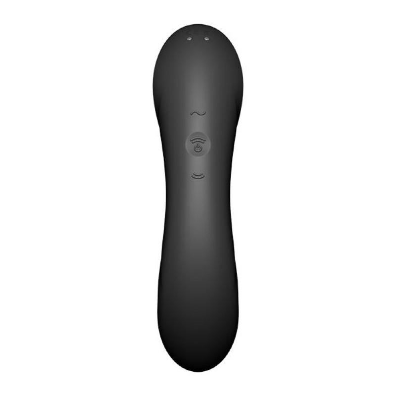 Вакуумный стимулятор с вибрацией Satisfyer Curvy Trinity 4 Black Вакуумный стимулятор с вибрацией Satisfyer Curvy Trinity 4 Black