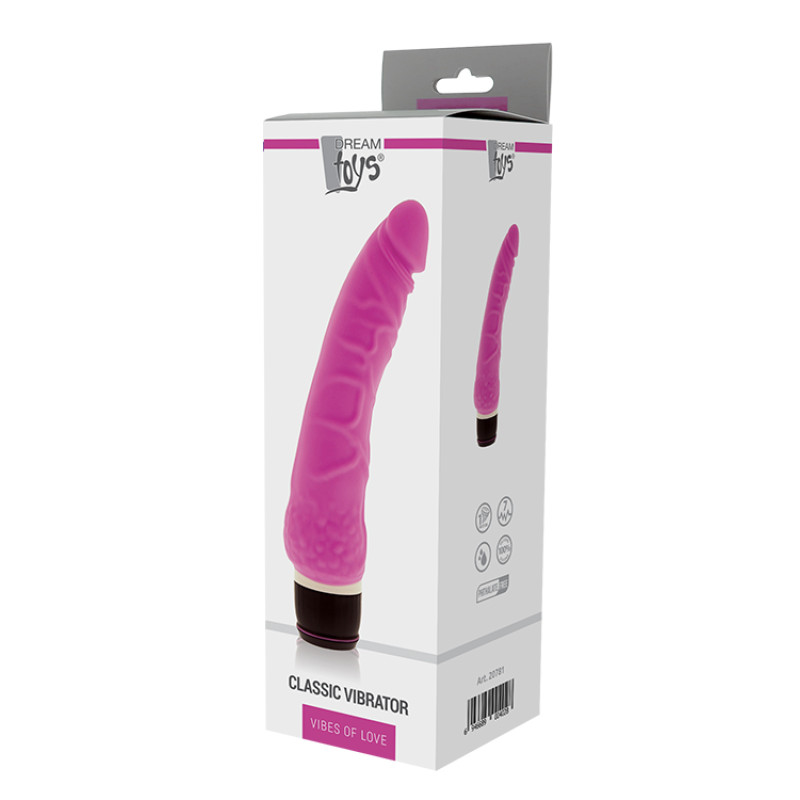 Вибромассажер Dreamtoys Purrfect Silicone Classic 7,1 inch Розовый Вибромассажер Dreamtoys Purrfect Silicone Classic 7,1 inch Розовый