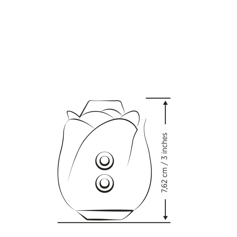 Шикарный вакуумный клиторальный стимулятор Romp Rose Pink, в виде розы Шикарный вакуумный клиторальный стимулятор Romp Rose Pink, в виде розы